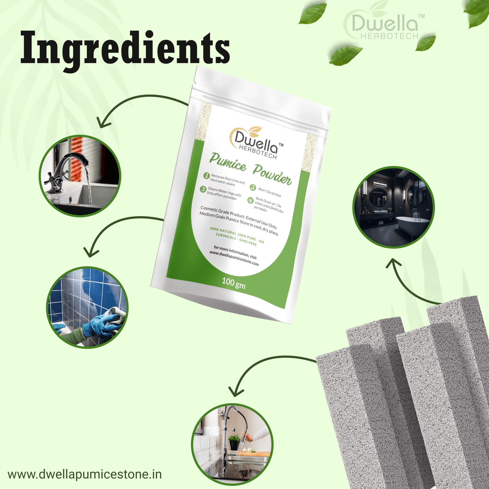 Buy 6 Pack of Pumice Stone for Toilet Bowl Cleaner