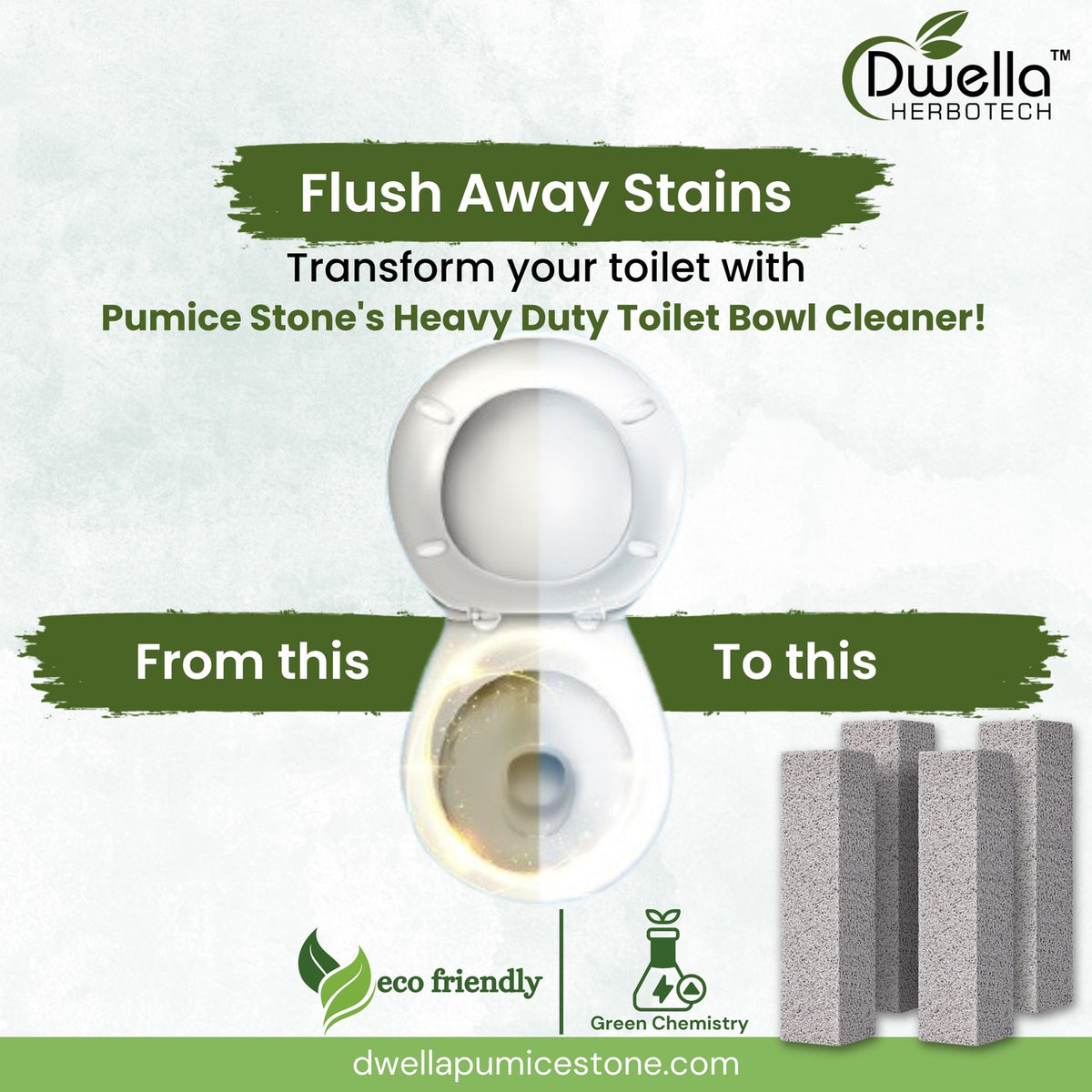 Buy 6 Pack of Pumice Stone for Toilet Bowl Cleaner